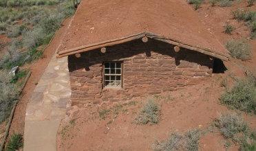 Historic structure in Pipe Spring National Park.