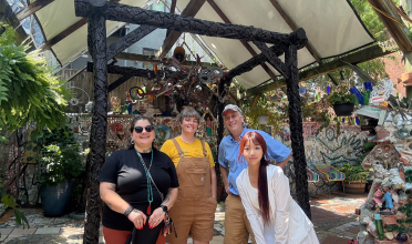 Group in Magic Gardens