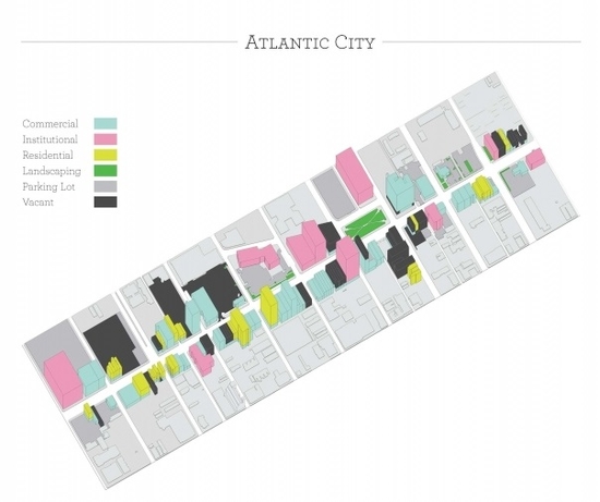 Atlantic City, 2014 Map of section of Atlantic city.