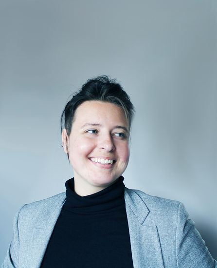 Headshot of Design Fellow, Agatha Sloboda.