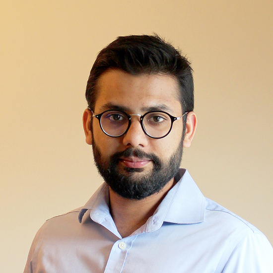 Headshot of Design Fellow, Umar Mahmood.