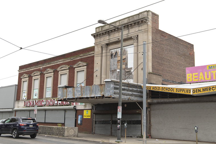 Facade of an old theater