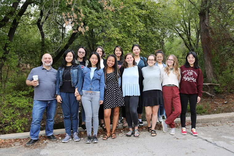 Group shot of students and faculty