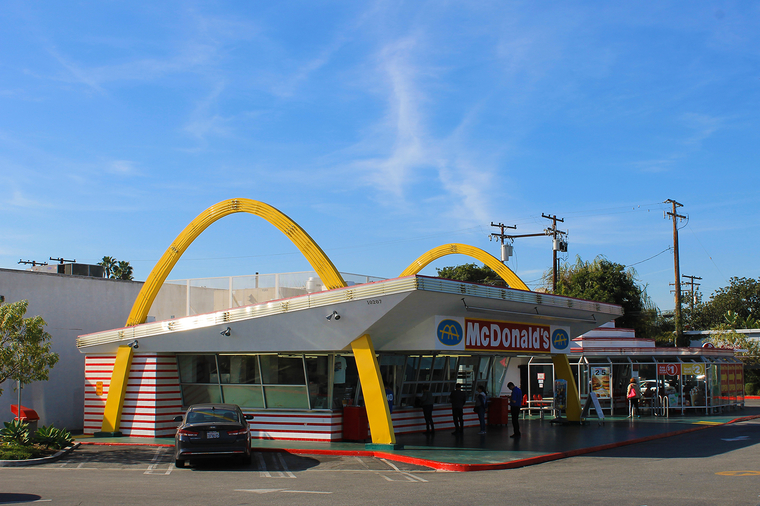 The country’s oldest operating McDonald’s. Downey, California