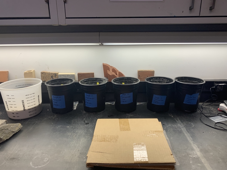 Testing samples in buckets
