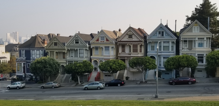 Row of houses in San Francisco