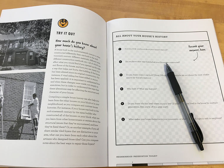 Questionnaire in Neighborhood Preservation Toolkit