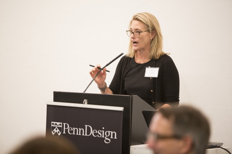 Amy Freitag speaking at the 2015 symposium Urban Parks and the National Park Service of the Future