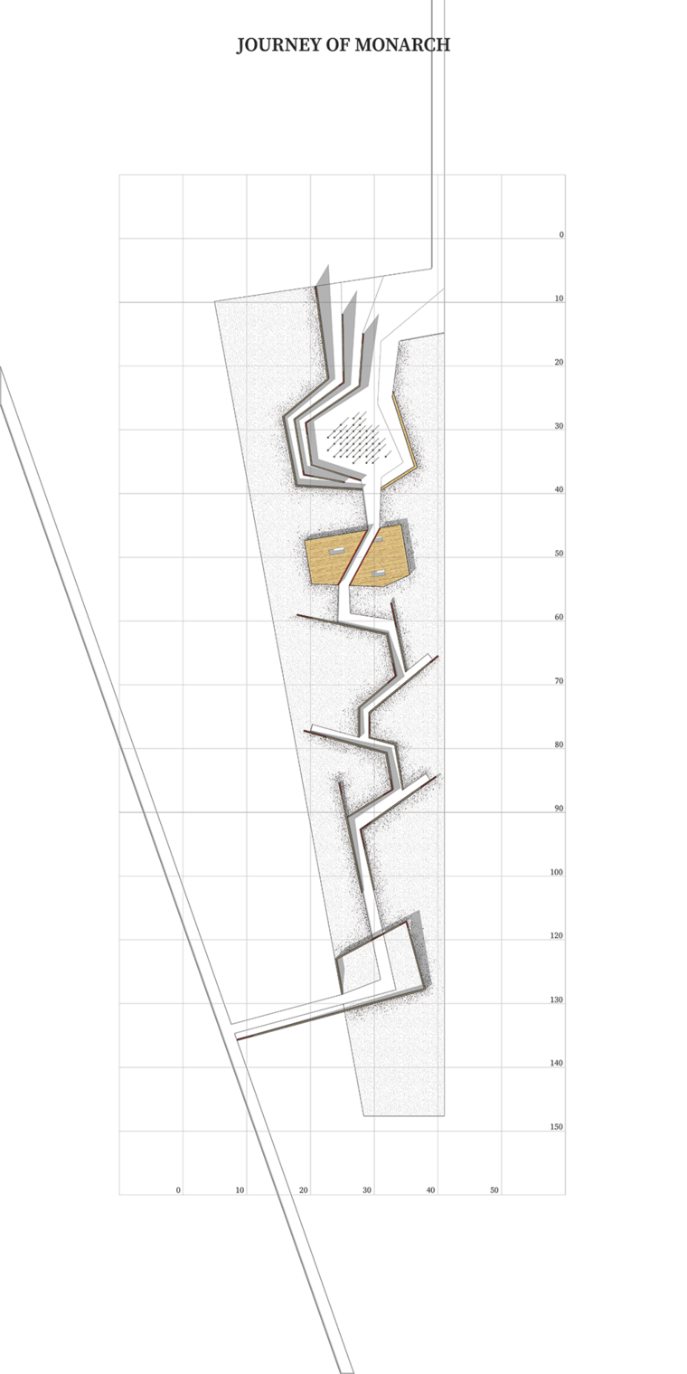 Temporary garden plan