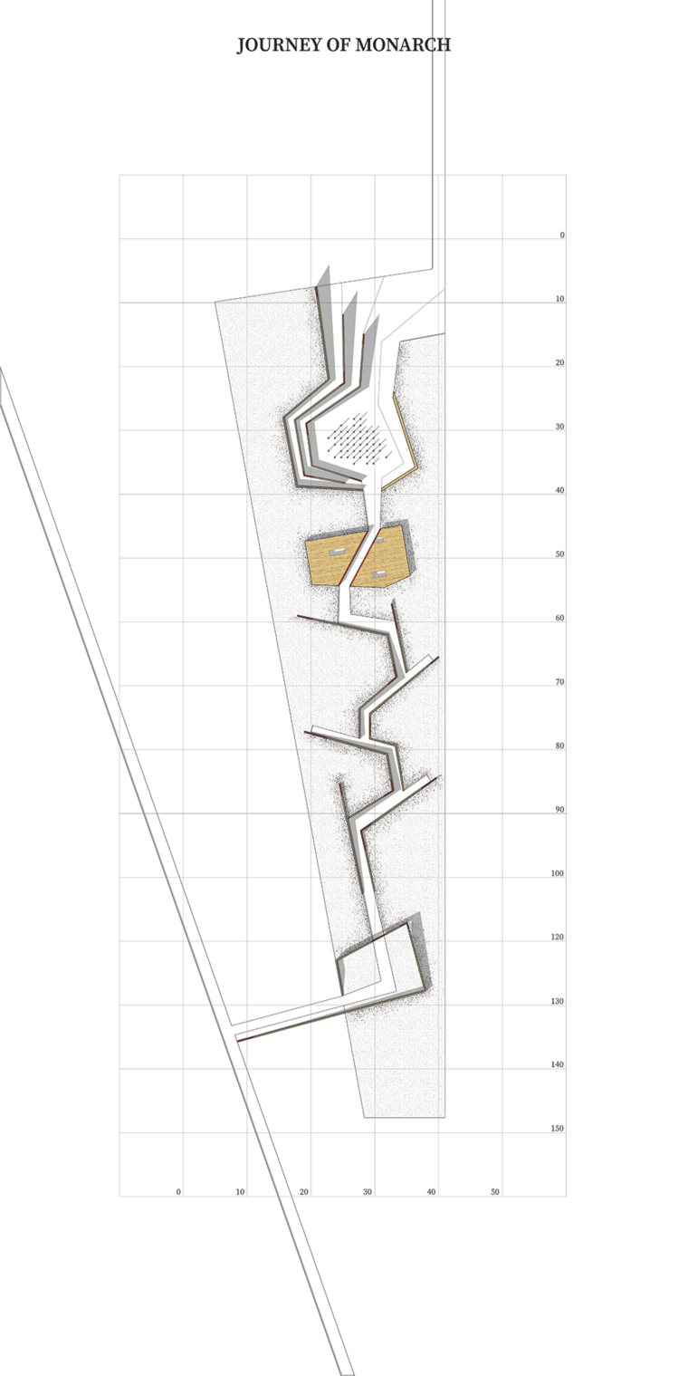 Temporary garden plan 