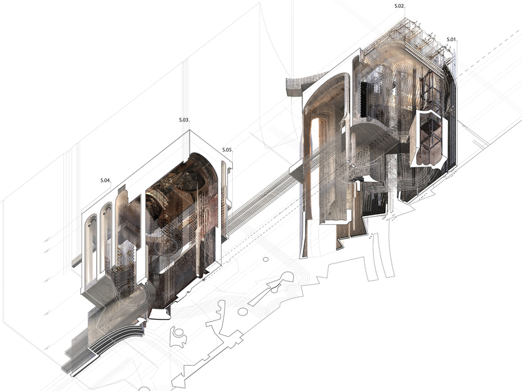 Atrium and Stoa Fragments 