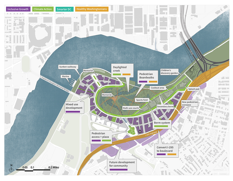 Map of Poplar Point