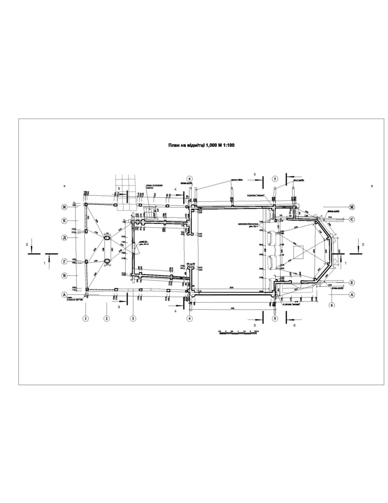 Floor plan of the Church of the Exaltation of the Holy Cross, source:Yuriy Dubyk and Mykhailo Khokhel’, Department of Archit