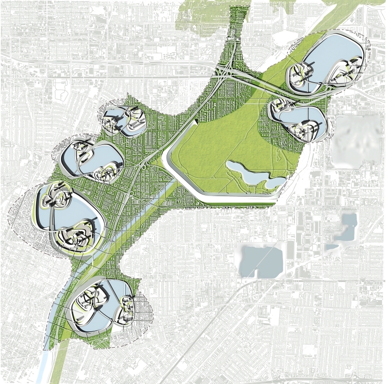 The master plan for intensification of Irwindale, California