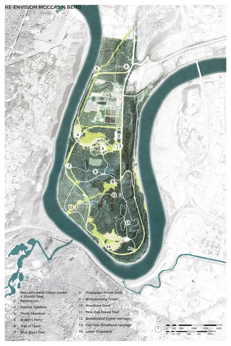 Built upon the ecological matrix, the plan aims to balance between ecological conservation and human impacts.