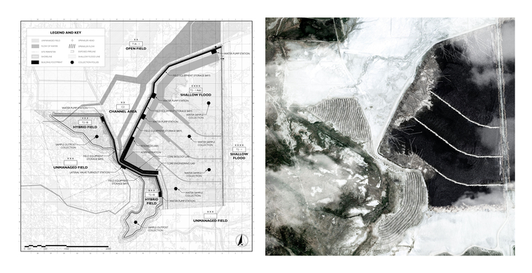 Minard Map & Satellite Site Image