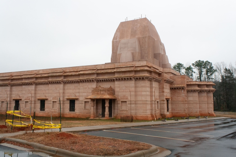 Northeast elevation of Hindu Center of Charlotte