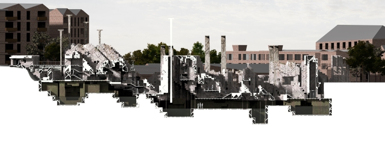 Ecological design is a novel typology that seeks to break the boundaries between the human and the non-human worlds. Our intervention is intended to utilize a mastery of architectural atmospheric spaces to inspire an affectual, emotional response of the participants within the space. This affectual response translates into a greater effect on the larger social consciousness.
