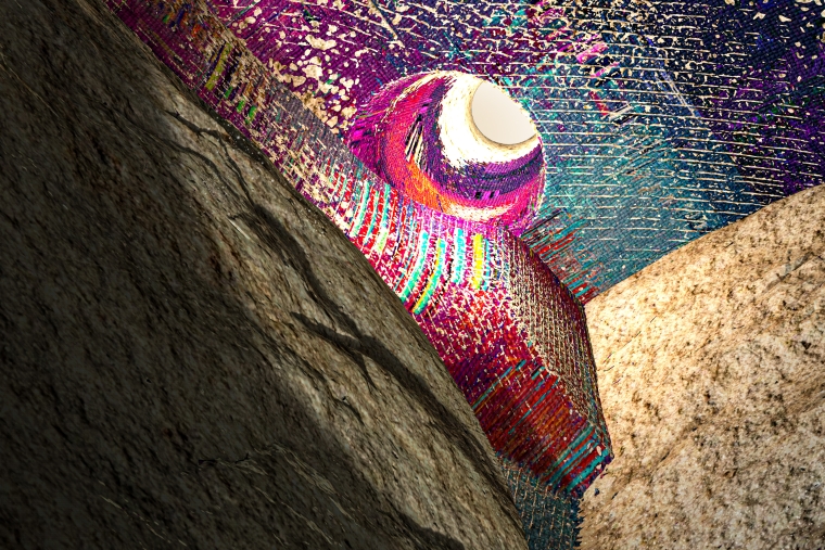 Painted interior spaces