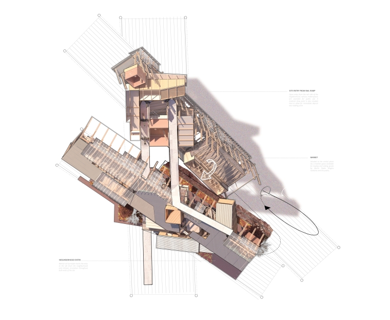 Axonometric/Choisy Drawing