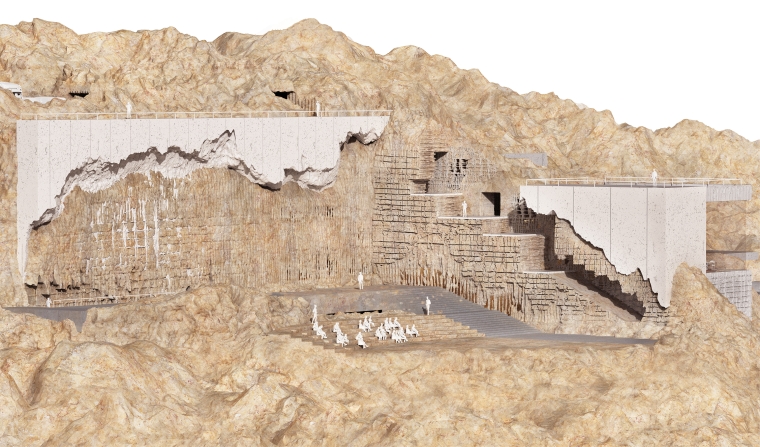 701 Stone Stage & Stay Quarry Theater Axon