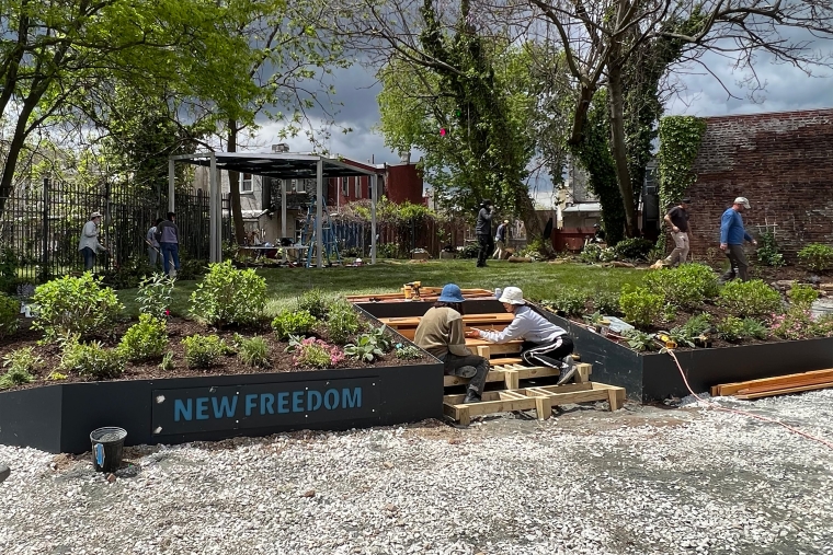 Penn Praxis Studio+: New Freedom District -- LEX STREET GARDEN_Stairs Building