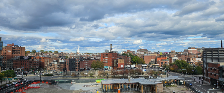 The skyline of Boston