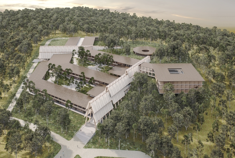 A School + Meditation Space Design in Hanoi, Vietnam