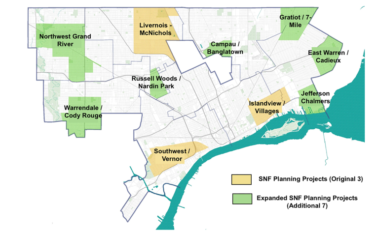 Map of the neighborhood