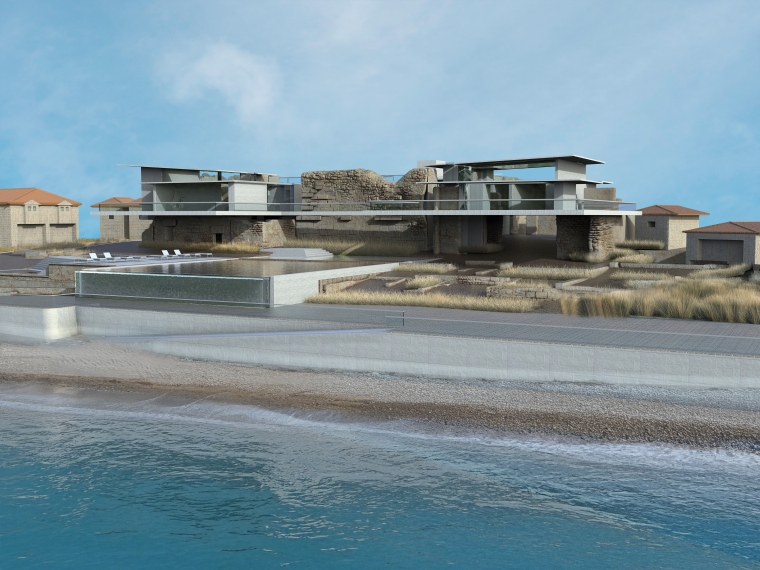 Exterior Ocean Side Rendering