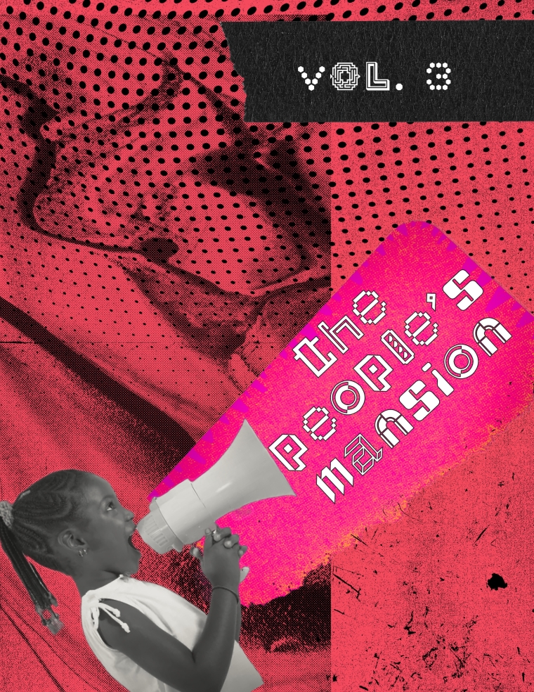 The People’s Mansion—a fictional zine and community publication.