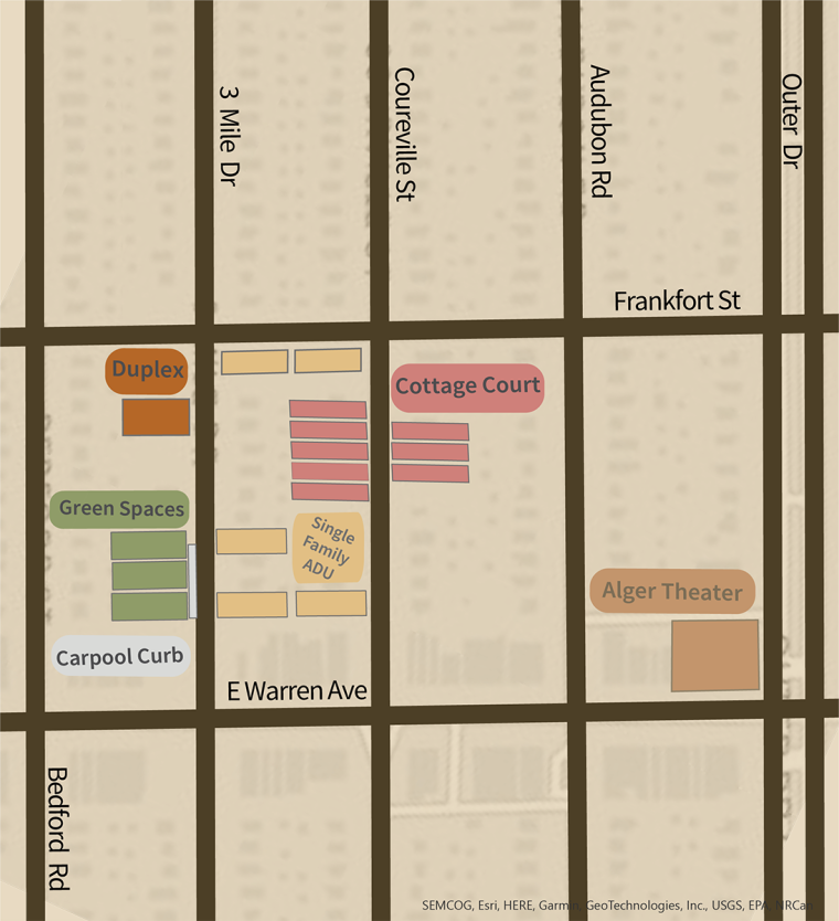 Map of the neighborhood