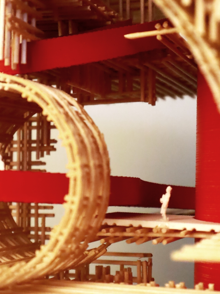This is the image of our physical model to show the impressive interior space quality.