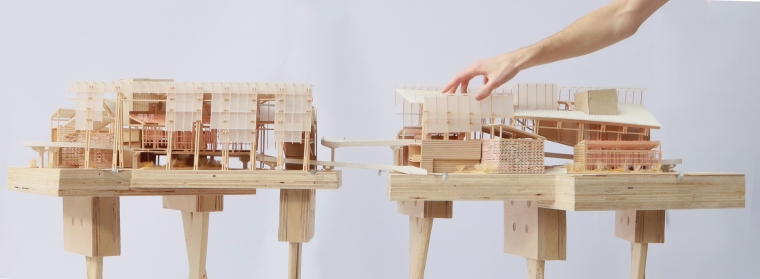 1/8th Scale Elevational Model Photo