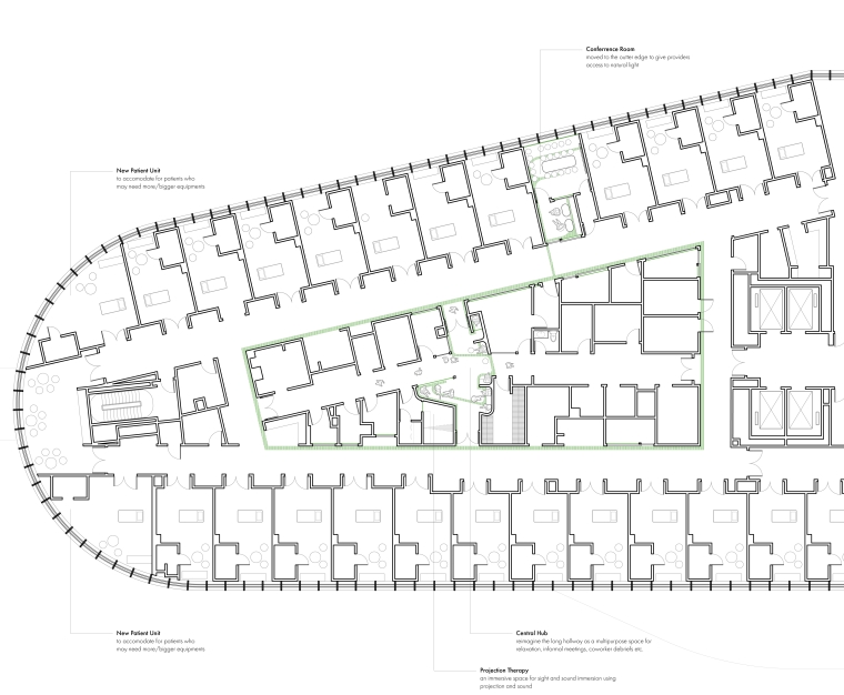 Figure 2: ICU Floor Plan
