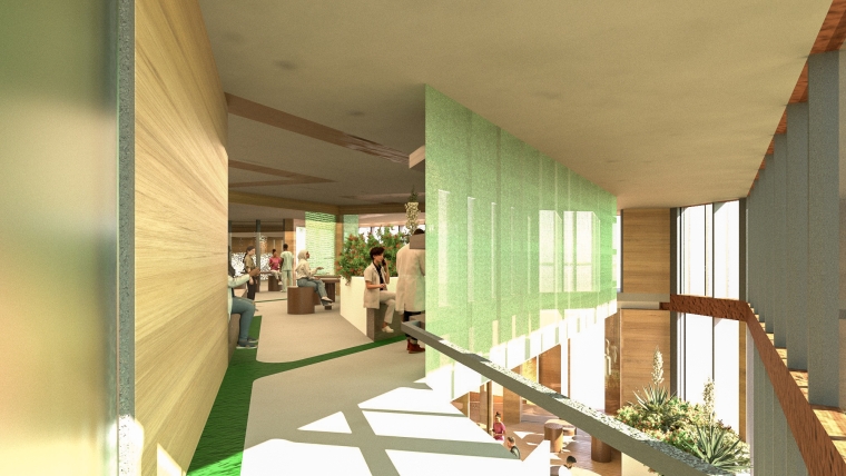 Figure 3B: Second Floor Render #2