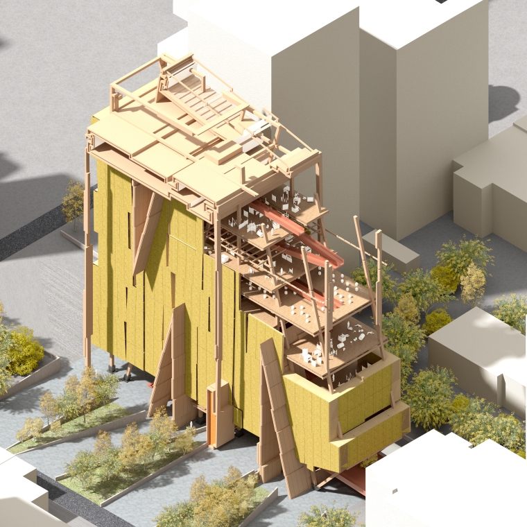 Liminality_ARCH701_FA23_Section Cut-away