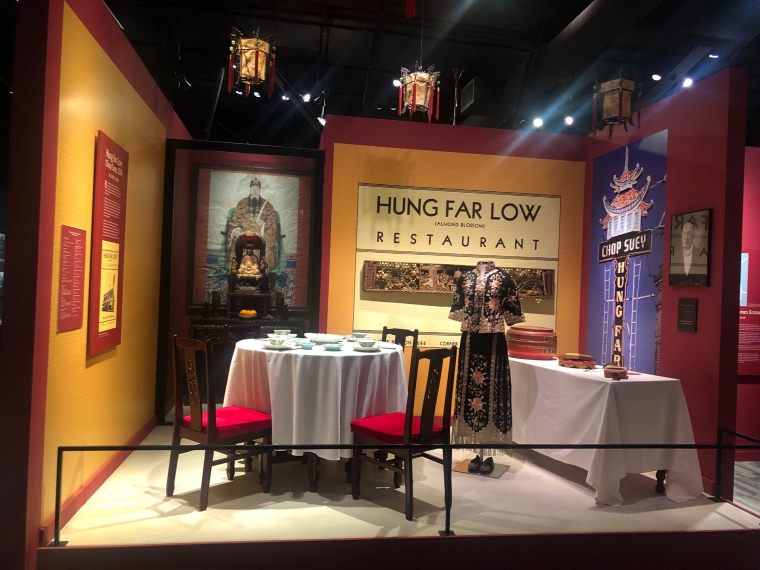 The Vignette Showcases the Interior of Hung Far Low at the Portland Chinatown Museum