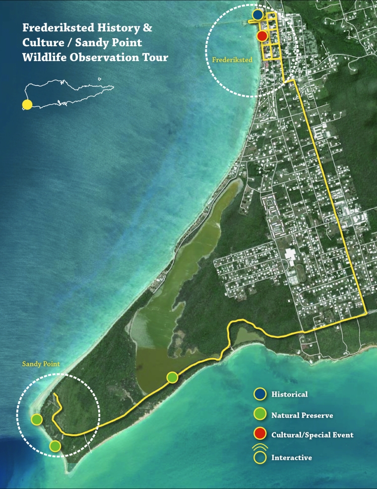 Natural reserves, wildlife tours, and socio-cultural opportunities on St. Croix.