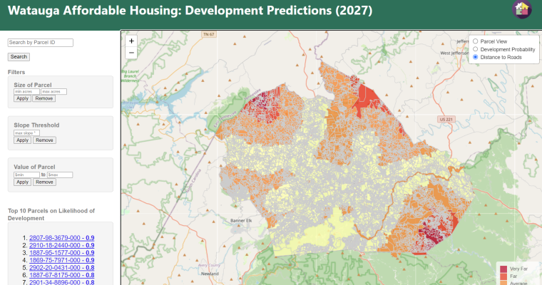map with statistics