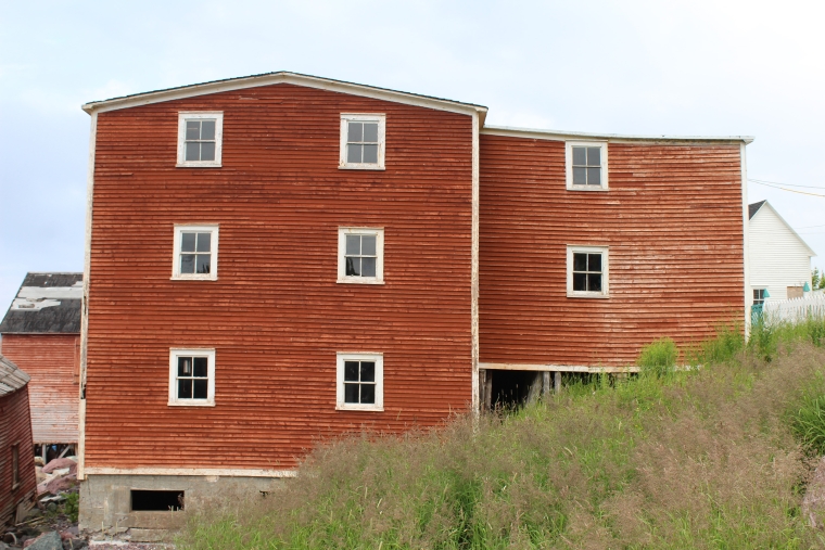 The fish store at the John Quinton Limited Premises in Newfoundland.