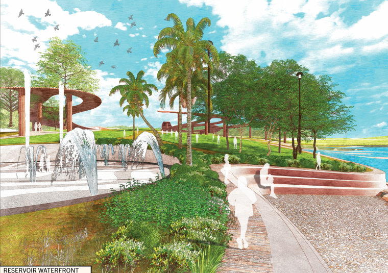 View of Waterfront District,  Sobral, Brazil