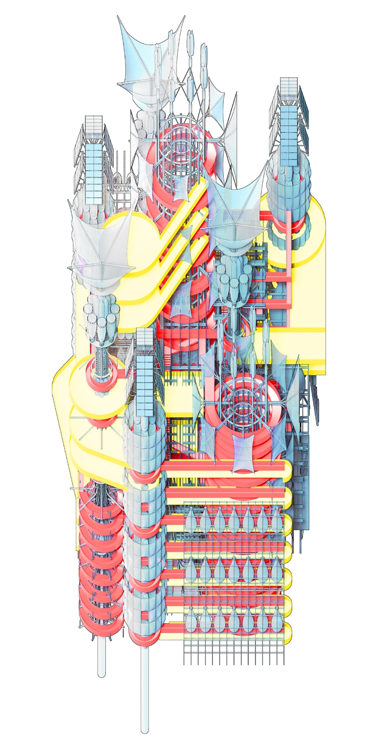 illustration of building
