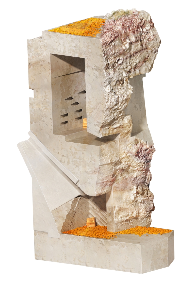 Artifact exploring the visual and spatial expression of the machine.