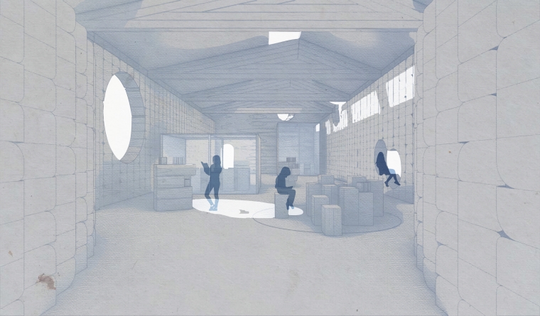 An approach of boxes inside boxes allows for open flexible spaces