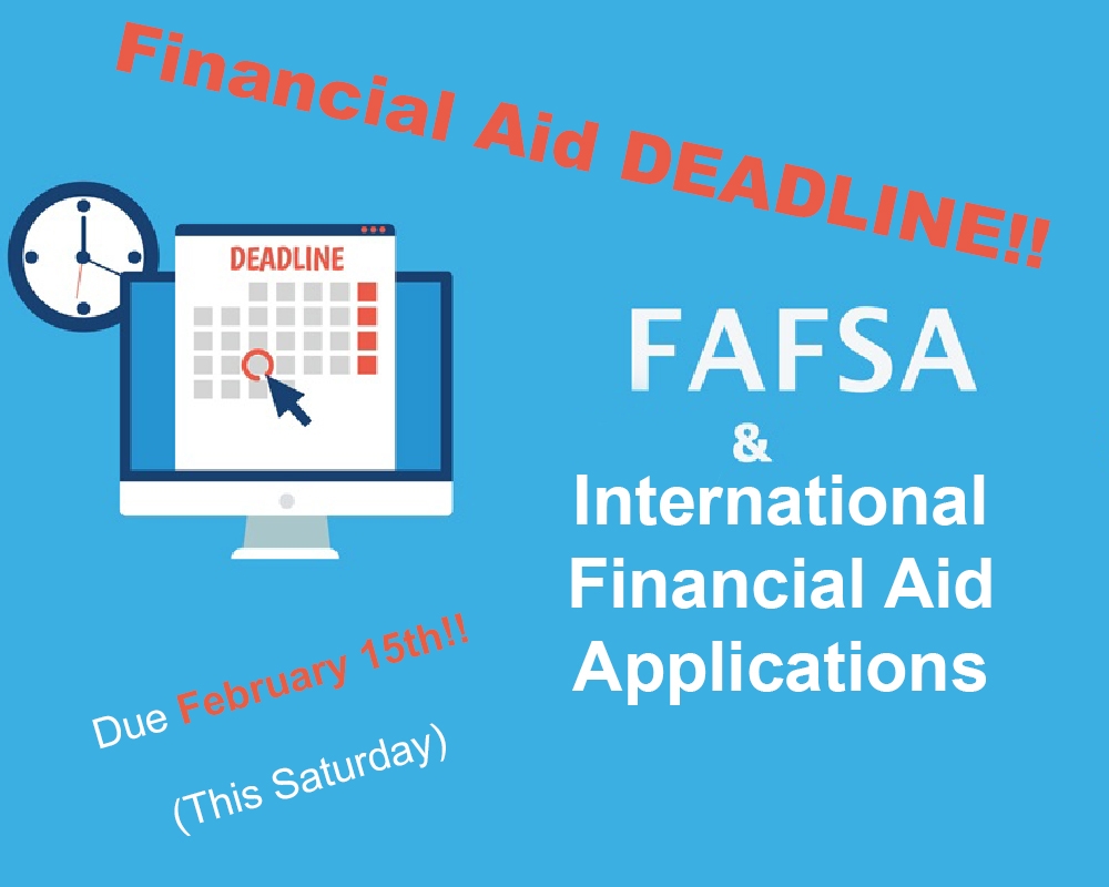 Financial Aid Deadlines Weitzman
