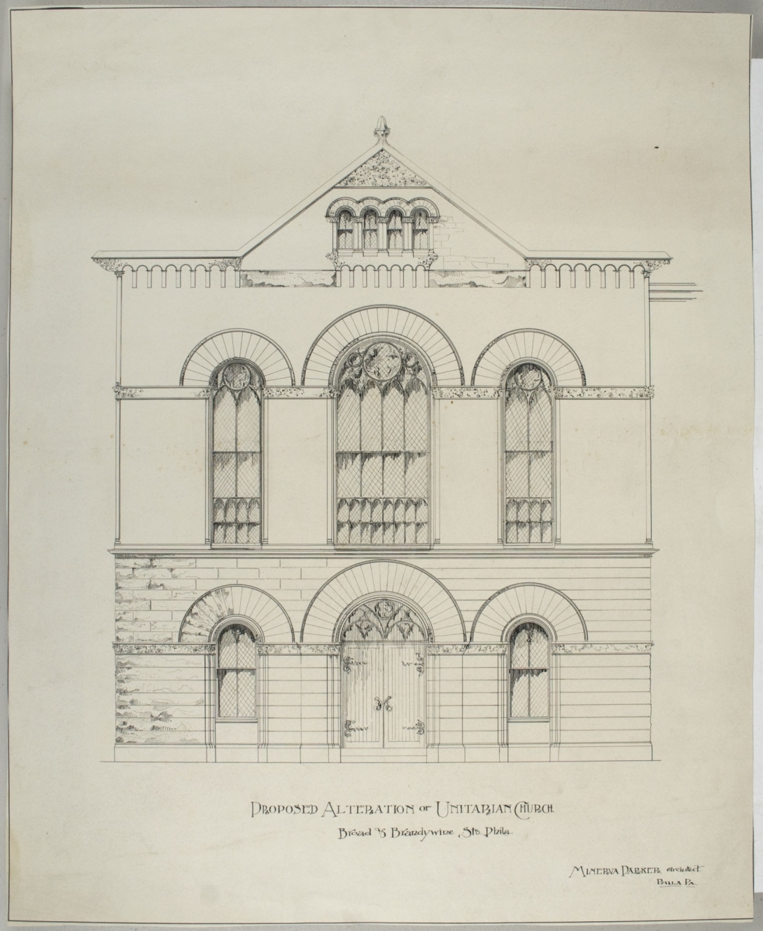 Architectural drawing by Parker Nichols