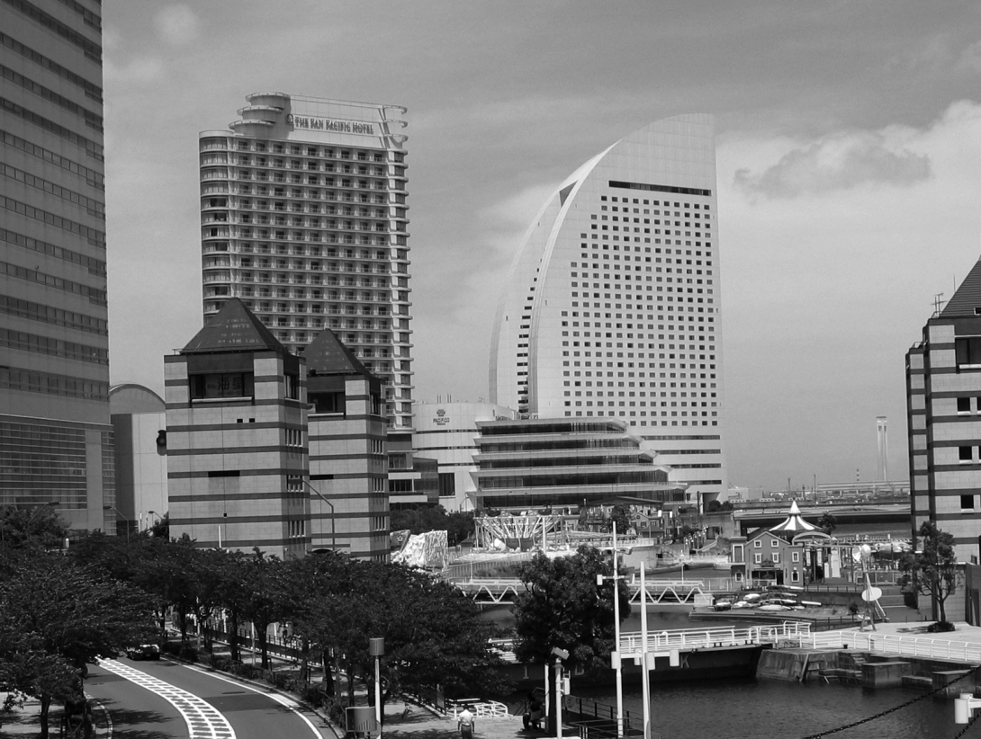 View of buildings in Yokohoma