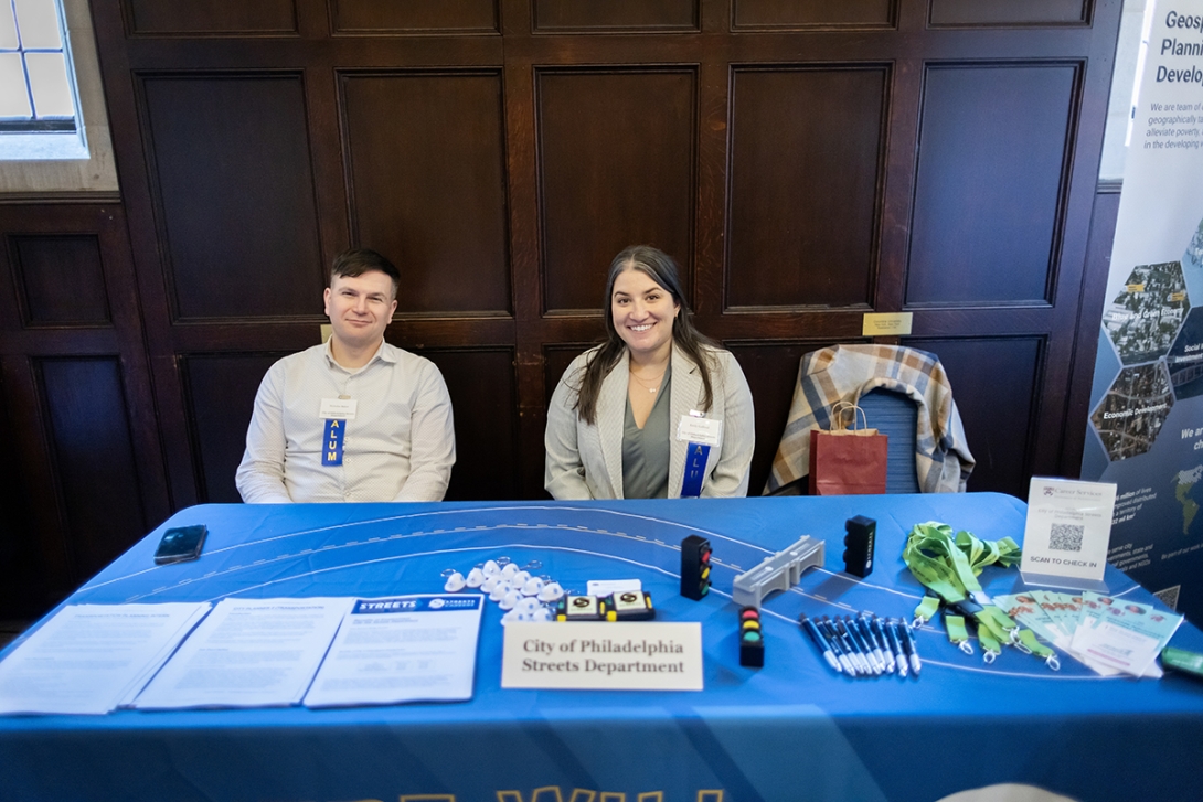 Nicholas Baker (left) and Emily Galfond