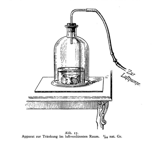 black and white illustration of scientific experiment